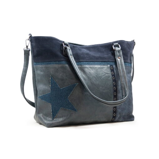 Tas Luna Blauw zijkant