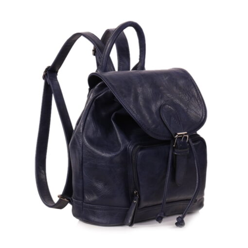 Tas Avignon Blauw zijkant