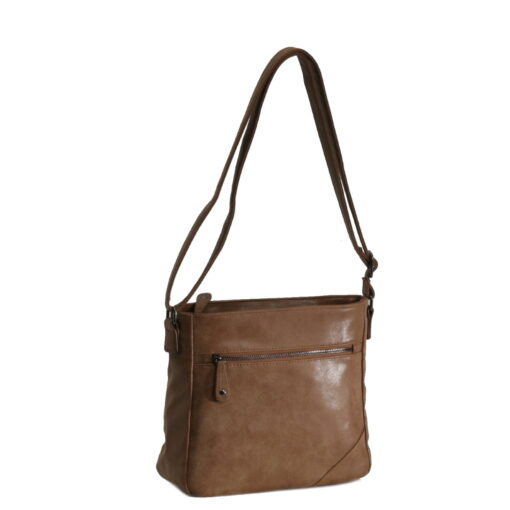 Tas Bilbao Camel zijkant