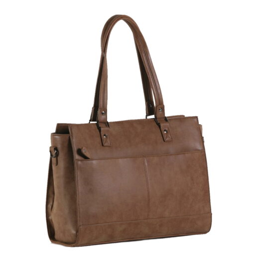 Tas Calafell Camel zijkant