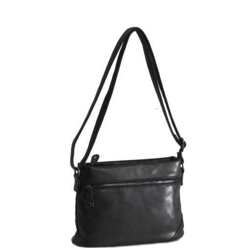 Tas Valencia Zwart zijkant