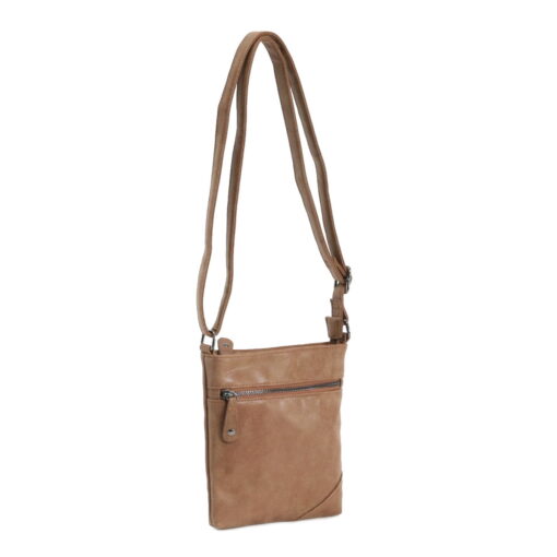 Tasje Barcelona Camel zijkant