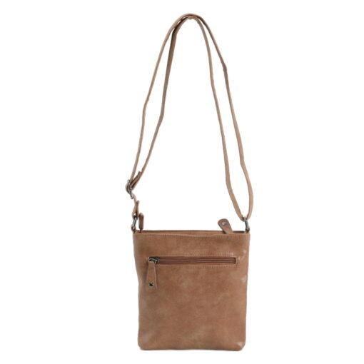 Tasje Barcelona Camel achterkant