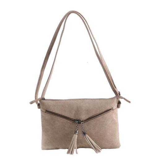 Tasje Marbella Taupe vorkant