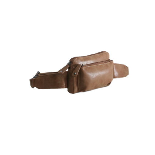 Tasje Santiago Camel zijkant