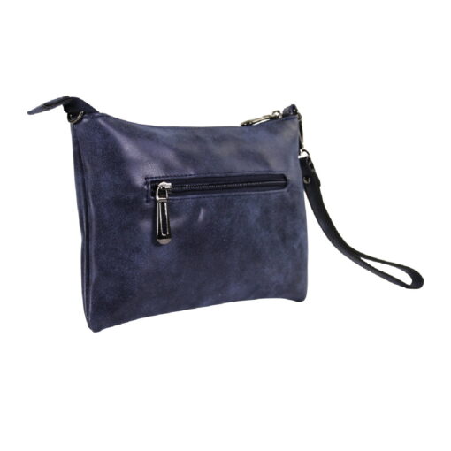 Tasje Sirius Blauw achterkant