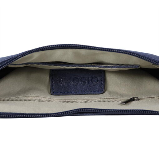 Tasje Sirius Blauw binnenkant