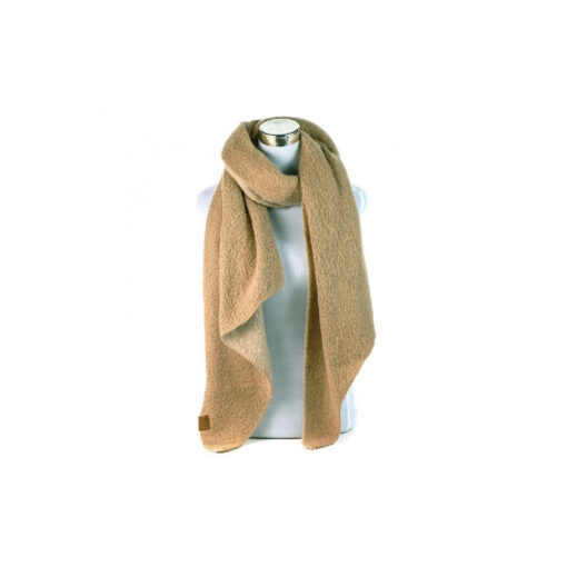 Shawl Lausanne Beige op paspop