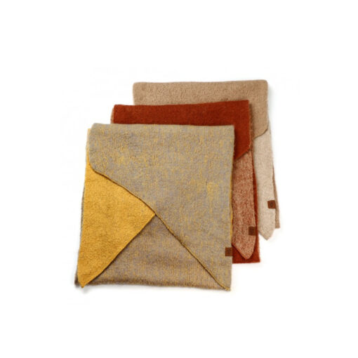 Collectie Shawl Lausanne naast elkaar