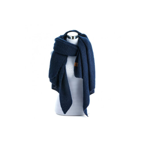 Shawl Saas Fee blauw op paspop