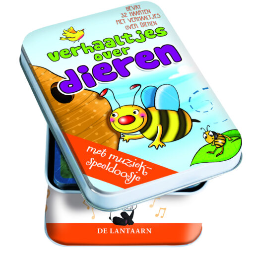 voorkant muziekblikje verhaaltjes over dieren